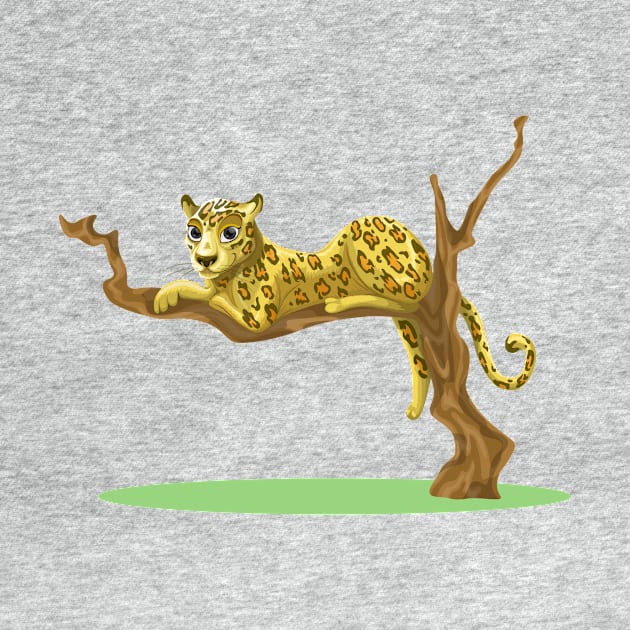 Cheetah on a Tree Branch by PatrioTEEism